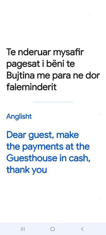 Bujtina Sherifaj Valbona Esterno foto